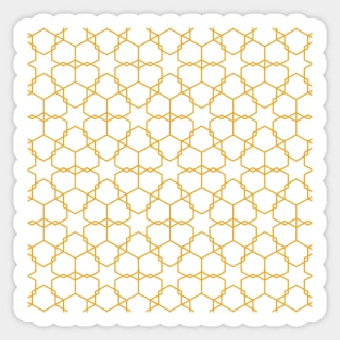 Hexagon Geometric Pattern Sticker